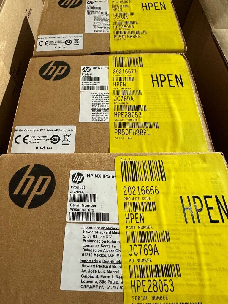 JC769A HP NX IPS 6-Segment GbE SFP Module - Brand New Sealed