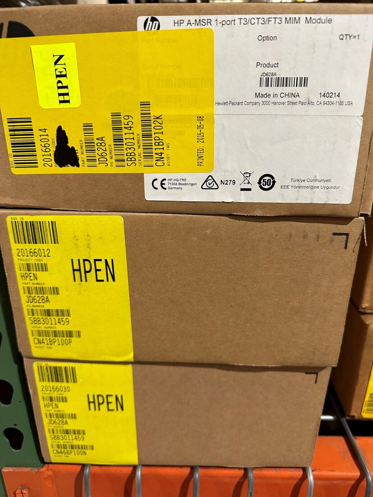 JD628A HP FT3/CT3 Expansion Module - 1 x FT3/CT3 WAN - Brand New Sealed