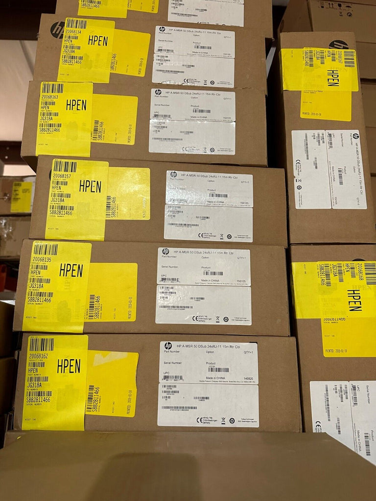 JG318A HP MSR 50Pin D-Sub Male 24 X RJ-11 Plug 15m Router - Brand New Sealed