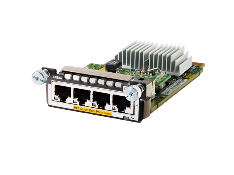 JL081A HPE Aruba 3810M 2930M 4 Smart Rte PoE+ Module