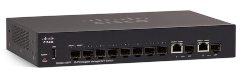 SG350-10SFP-K9-NA - Cisco SG350-10SFP 10-Port Gigabit Managed SFP Switch