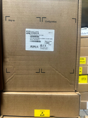 JH234A HPE ARUBA 1M DAC Cable X242 40G QSFP+ to QSFP+
