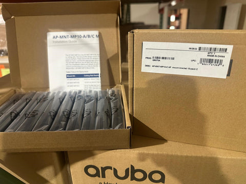 Q9G70A - HPE Aruba Ap-Maintenance-MP10-C Ap Mount Bracket 10-pack C  - Brand New