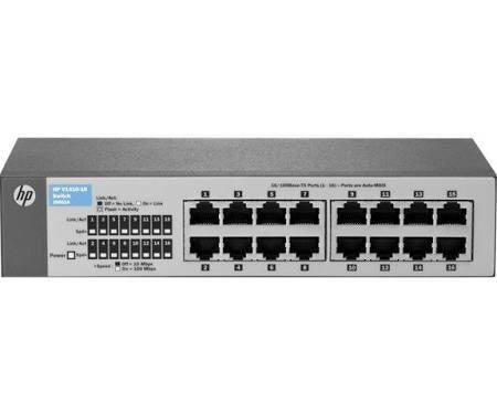 HP 1820-24G-PoE+ Managed Switch - 12 PoE+ Ethernet Ports & 12 Ethernet Ports & 2 Fast Ethernet/Gigabit SFP Ports - Prince Technology, LLC