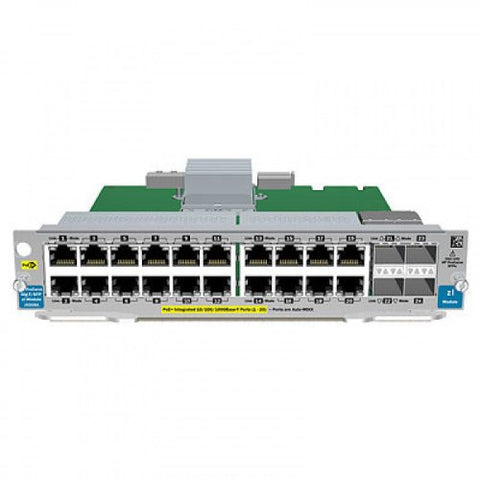 HP ProCurve 20 Port GIG-T PoE+/2 Port SFP+ V2 ZL Module - J9536A#ABA - Prince Technology, LLC