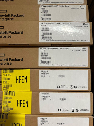 JD096C HP X240 10G SFP+/SFP+ 1.2m Direct Attach Copper Cable - Brand New Sealed