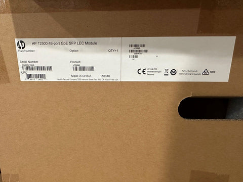 JC069B - HP 12500 48 x Ports Gigabit Ethernet SFP LEC Expans  - Brand New Sealed