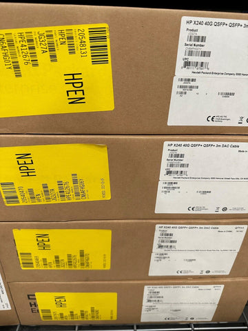 JG327A HPE Networking Comware X240 40G QSFP+ QSFP+ 3m Direct  - Brand New Sealed