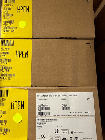 JF255A HP  MSR 8-Port Fractional E1 Multifunctional Interface - Brand New Sealed