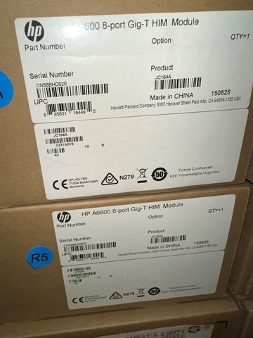 JC164A HP 8gbe-WAN Him A6600 8-Port Router Module - Brand New Sealed
