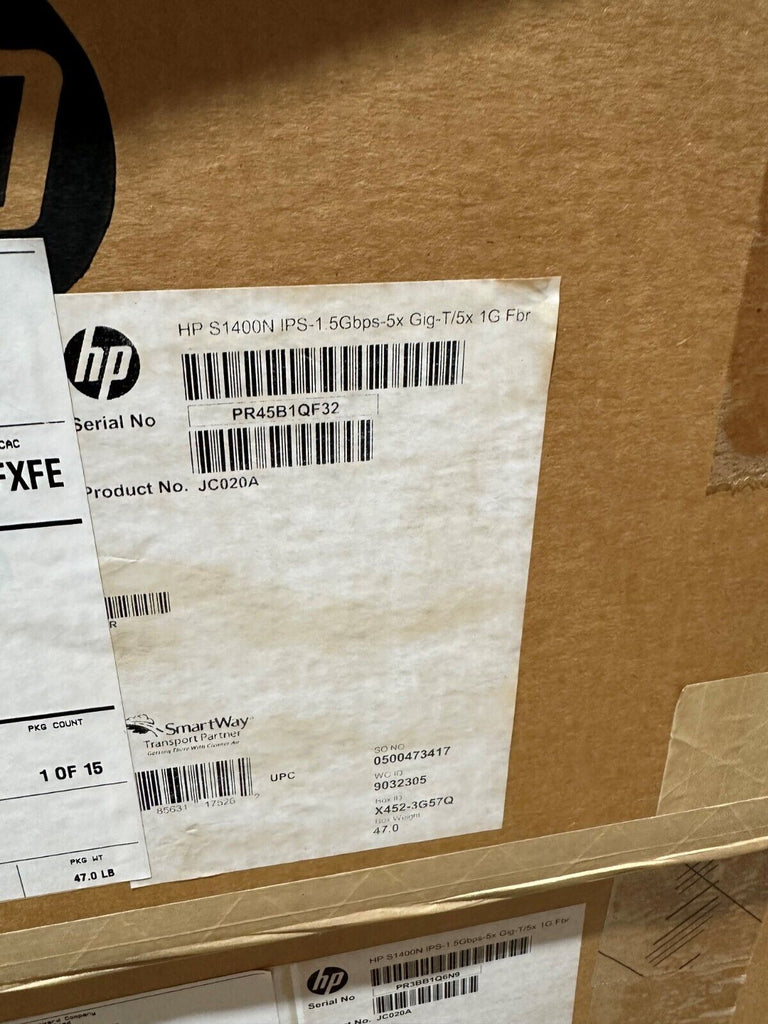 JC020A  HP TippingPoint S1400N Intrusion Prevention Security  - Brand New Sealed
