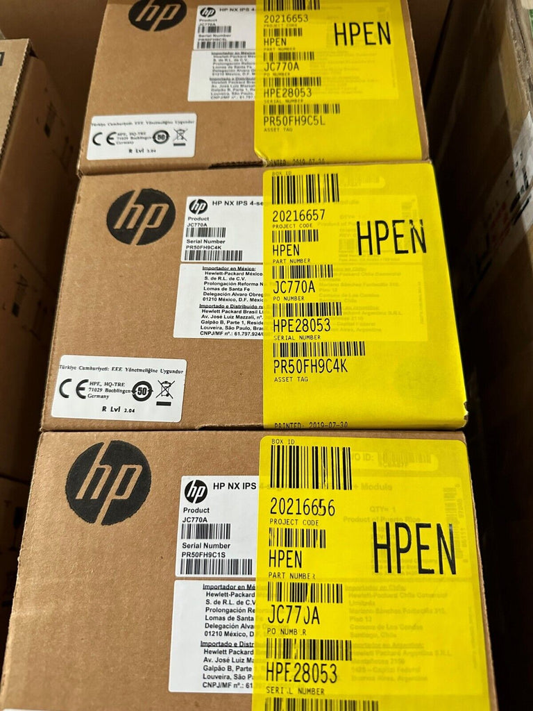 JC770A HP  NX IPS 4-Segment 10GbE SFP+ - NEW OPEN BOX