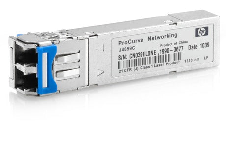 HP J4859D Aruba - SFP (mini-GBIC) transceiver module - GigE - 1000Base-LX - LC single-mode - up to 6.2 miles - for Aruba 2930M 24, 2930M 40, 2930M 48, 8320