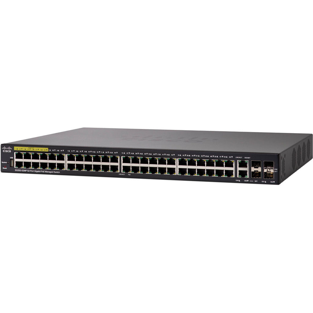 Cisco Systems SG350-52MP 52-Port Gigabit Max