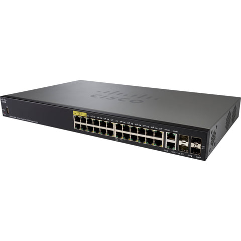 Cisco Systems SG350-28MP 28-Port Gigabit PoE Managed Switch